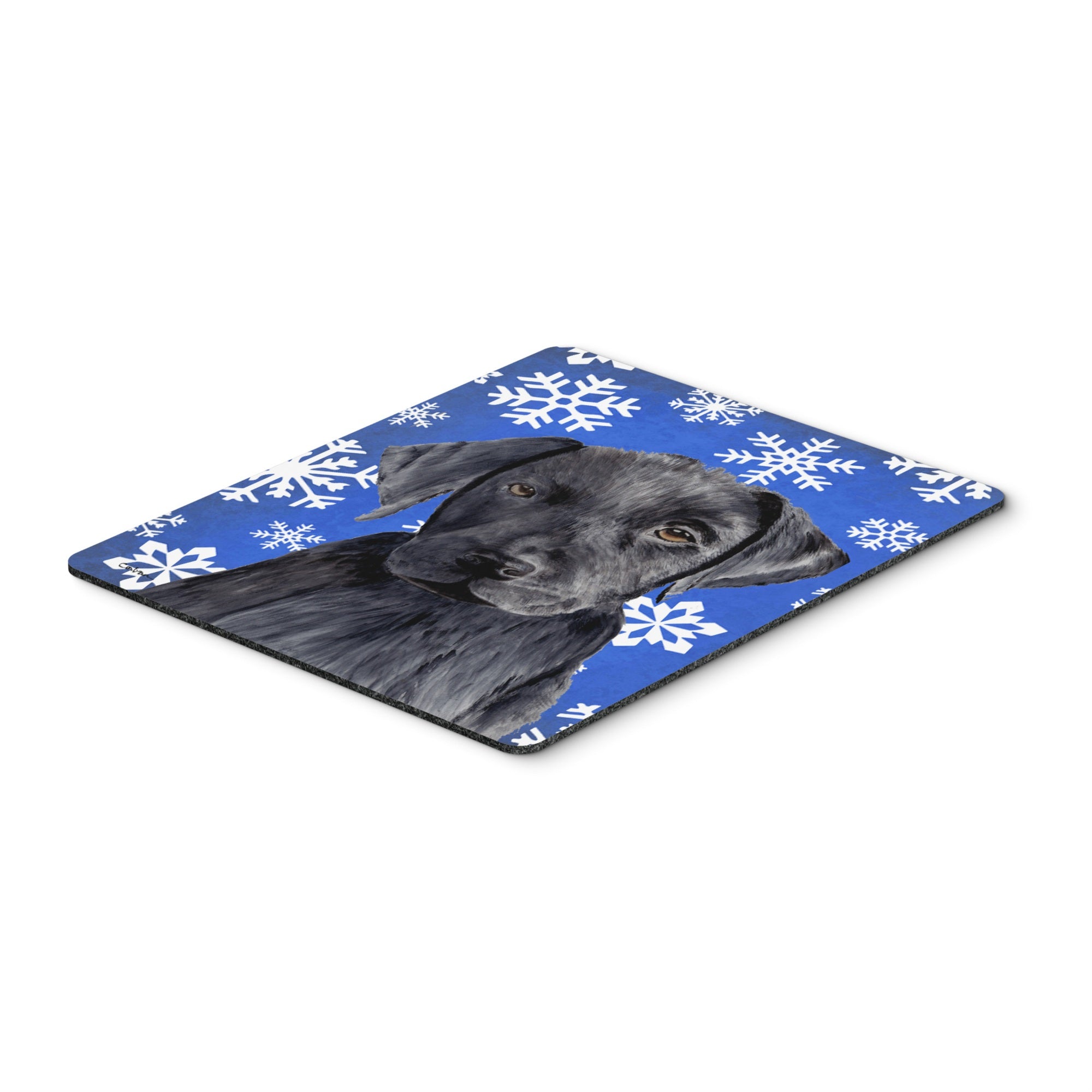 Caroline'S Treasures Mouse/Hot Pad/Trivet, Labrador Winter Snowflakes Holiday (Sc9364Mp)
