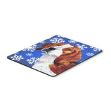 Caroline'S Treasures Mouse/Hot Pad/Trivet, Beagle Winter Snowflakes Holiday (Sc9369Mp)