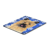 Caroline'S Treasures Mouse/Hot Pad/Trivet, Cairn Terrier Winter Snowflakes Holiday (Sc9375Mp)