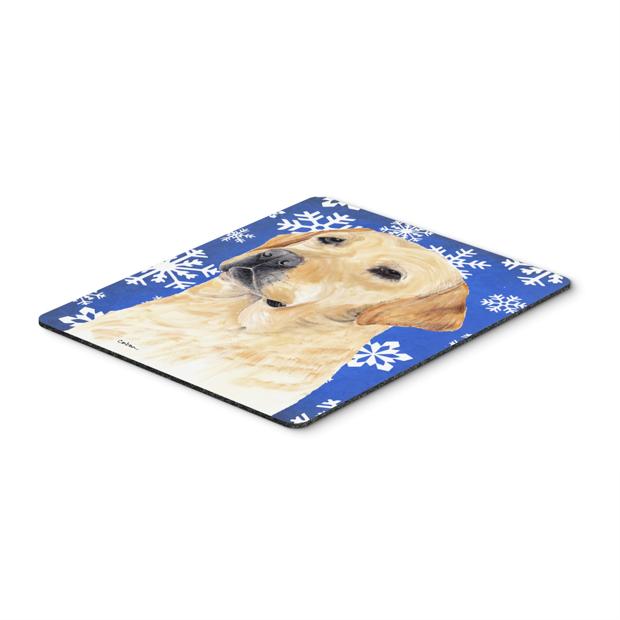 Caroline'S Treasures Mouse/Hot Pad/Trivet, Labrador Winter Snowflakes Holiday (Sc9376Mp)
