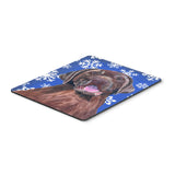 Caroline'S Treasures Mouse/Hot Pad/Trivet, Labrador Winter Snowflakes Holiday (Sc9384Mp)