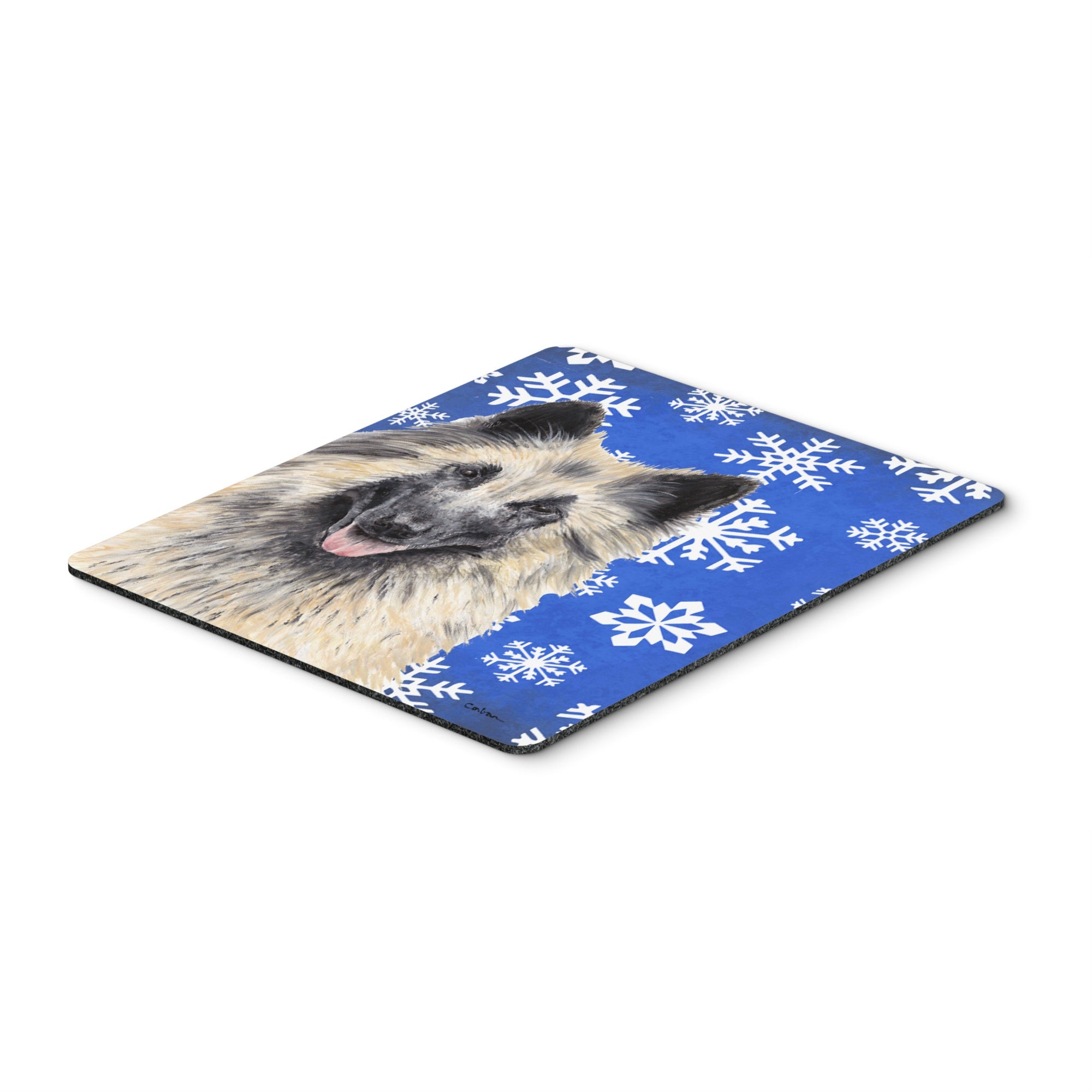 Caroline'S Treasures Mouse/Hot Pad/Trivet, Belgian Tervuren Winter Snowflakes Holiday (Sc9392Mp)