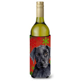 Labrador Snowflakes Holiday Christmas Wine Bottle Beverage Insulator Beverage Insulator Hugger