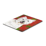 Caroline'S Treasures Mouse/Hot Pad/Trivet, Westie Red & Green Snowflakes Holiday Christmas (Sc9410Mp)