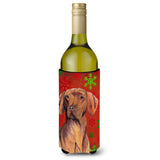 Vizsla Snowflakes Holiday Christmas Wine Bottle Beverage Insulator Beverage Insulator Hugger