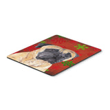 Caroline'S Treasures Mouse/Hot Pad/Trivet, Mastiff Red & Green Snowflakes Holiday Christmas (Sc9425Mp)
