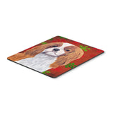 Caroline'S Treasures Mouse/Hot Pad/Trivet, Cavalier Spaniel Red & Green Snowflakes Christmas (Sc9434Mp)