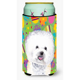 Bichon Frise Easter Eggtravaganza Tall Boy Beverage Insulator Beverage Insulator Hugger