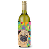 Pug Easter Eggtravaganza Wine Bottle Beverage Insulator Beverage Insulator Hugger Sc9451Literk