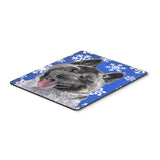 Caroline'S Treasures Akita Winter Snowflakes Holiday Mouse Pad/Hot Pad/Trivet (Sc9481Mp)