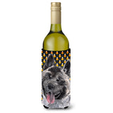 Akita Candy Corn Halloween Wine Bottle Beverage Insulator Hugger Sc9486Literk