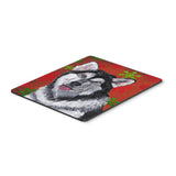 Caroline'S Treasures Alaskan Malamute Red Snowflakes Holiday Christmas Mouse Pad/Hot Pad/Trivet (Sc9492Mp)