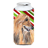 Afghan Hound Candy Cane Holiday Christmas Tall Boy Beverage Insulator Hugger Sc9498Tbc