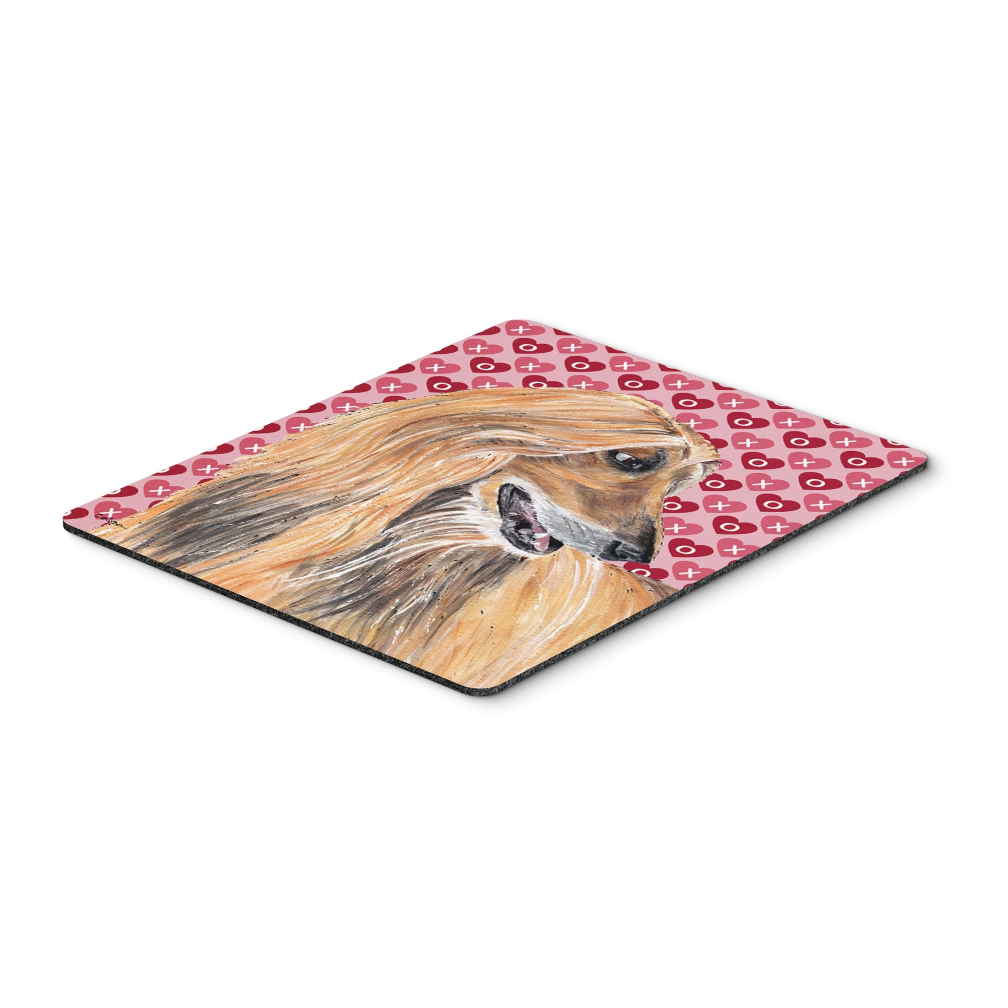 Caroline'S Treasures Afghan Hound Hearts Love & Valentine'S Day Mouse Pad/Hot Pad/Trivet (Sc9503Mp)
