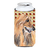 Afghan Hound Fall Leaves Tall Boy Beverage Insulator Hugger Sc9504Tbc