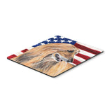 Caroline'S Treasures Afghan Hound Usa Patriotic American Flag Mouse Pad/Hot Pad/Trivet (Sc9506Mp)