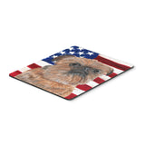 Caroline'S Treasures Brussels Griffon Usa American Flag Mouse Pad/Hot Pad/Trivet (Sc9516Mp)