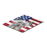Caroline'S Treasures Chinese Crested Usa American Flag Mouse Pad/Hot Pad/Trivet (Sc9522Mp)