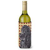 English Cocker Spaniel Fall Leaves Wine Bottle Beverage Insulator Beverage Insulator Hugger