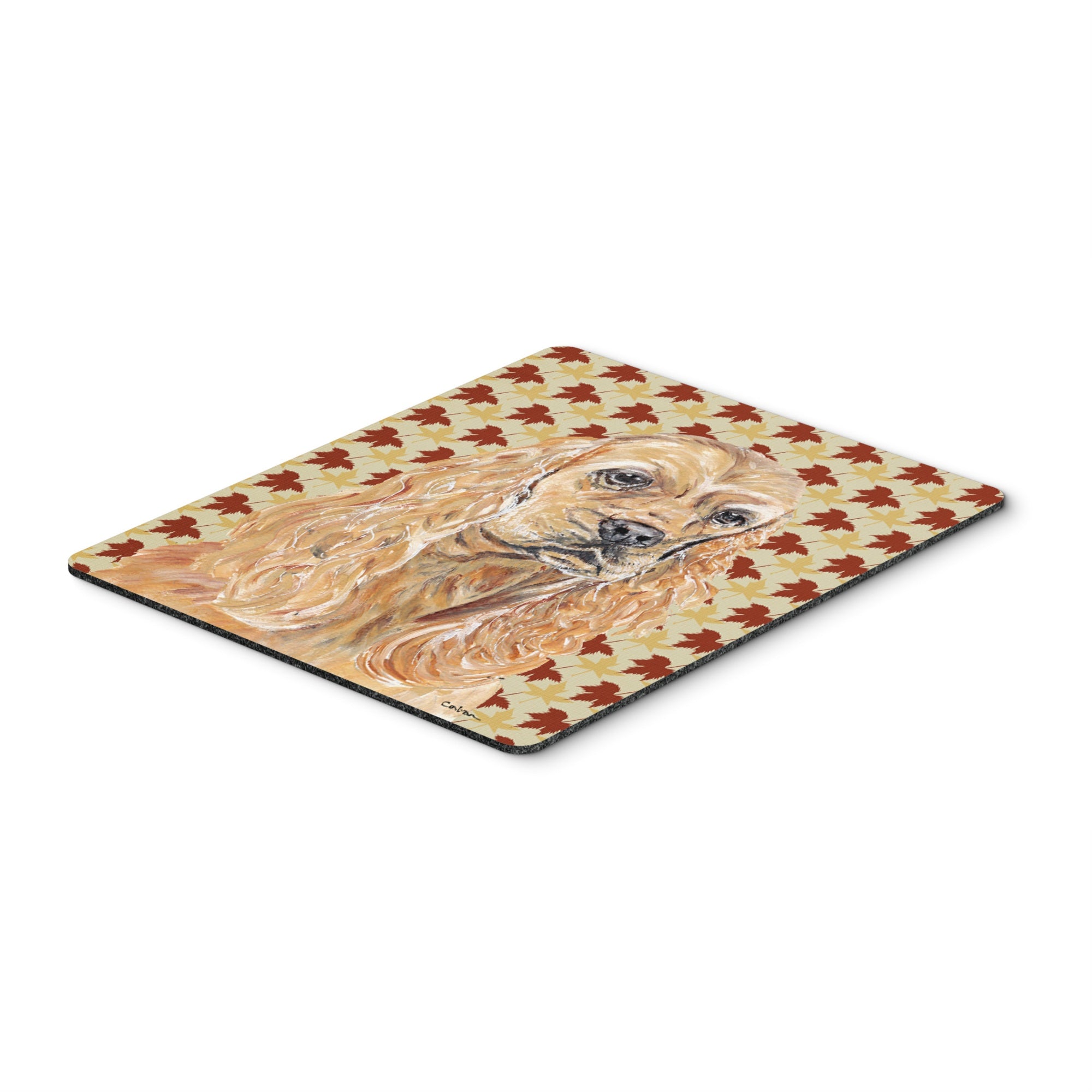 Caroline'S Treasures Cocker Spaniel Fall Leaves Mouse Pad/Hot Pad/Trivet (Sc9542Mp)
