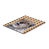 Caroline'S Treasures Border Terrier Fall Leaves Mouse Pad/Hot Pad/Trivet (Sc9543Mp)