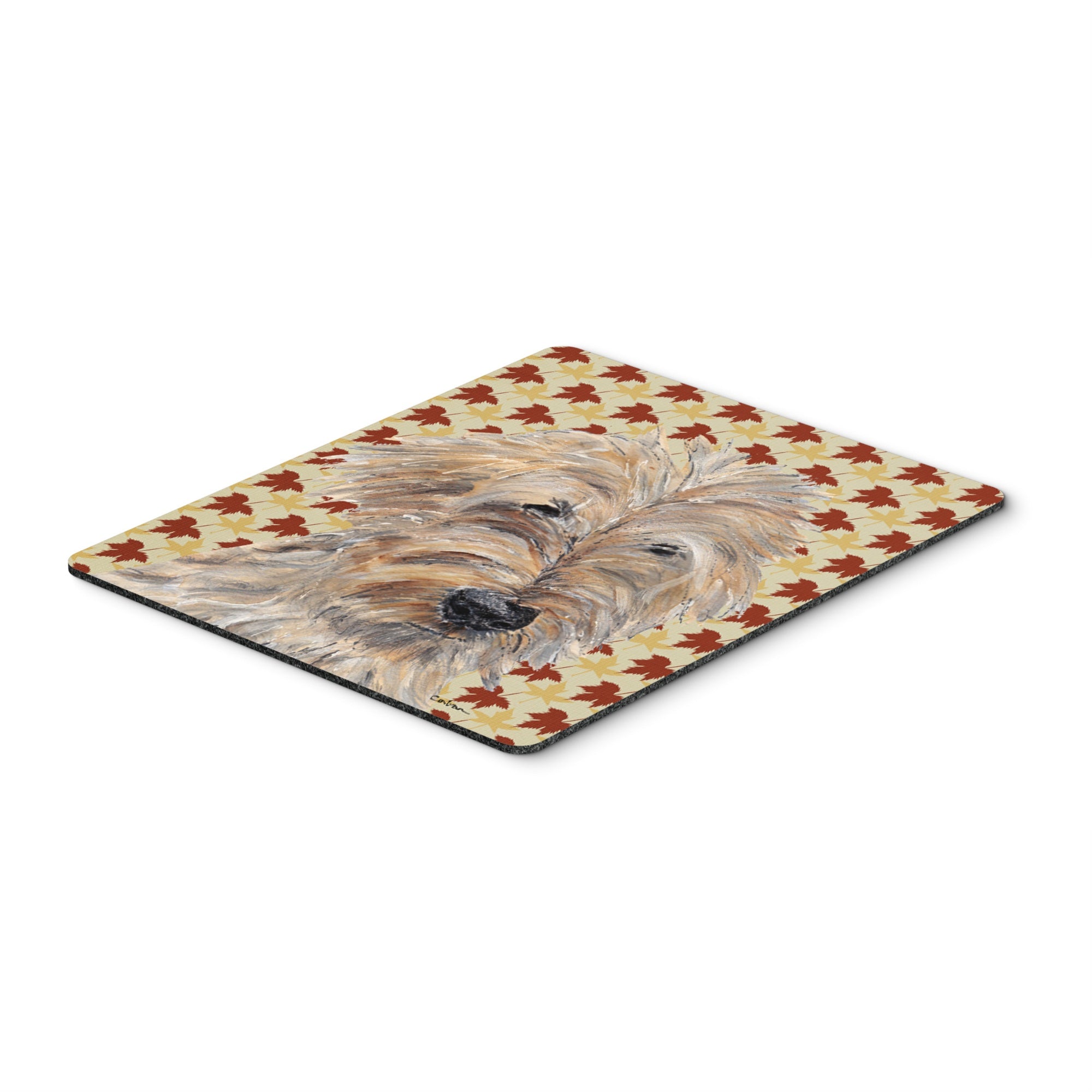 Caroline'S Treasures Goldendoodle Fall Leaves Mouse Pad/Hot Pad/Trivet (Sc9549Mp)