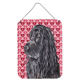 Caroline'S Treasures English Cocker Spaniel Valentine'S Love Wall Or Door Hanging Prints, 16 X 12