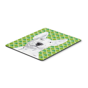 Caroline'S Treasures Bull Terrier St Patrick'S Irish Mouse Pad/Hot Pad/Trivet (Sc9576Mp)