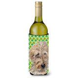 Goldendoodle St Patrick'S Irish Wine Bottle Beverage Insulator Beverage Insulator Hugger