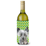 Chinese Crested St Patrick'S Irish Wine Bottle Beverage Insulator Beverage Insulator Hugger