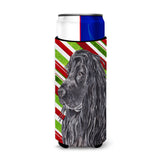 English Cocker Spaniel Candy Cane Christmas Ultra Beverage Insulators For Slim Cans