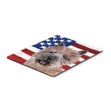 Caroline'S Treasures Norwich Terrier With American Flag Usa Mouse Pad/Hot Pad/Trivet (Sc9638Mp)