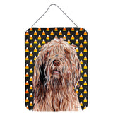 Caroline'S Treasures Sc9661Ds1216 Otterhound Candy Corn Halloween Wall Or Door Hanging Prints, 16 X 12