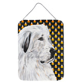 Caroline'S Treasures Great Pyrenees Candy Corn Halloween Wall Or Door Hanging Prints, 16 X 12