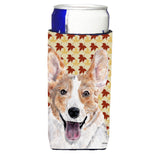 Cardigan Corgi Fall Leaves Ultra Beverage Insulators For Slim Cans Sc9672Muk