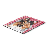 Caroline'S Treasures Collie Hearts & Love Mouse Pad/Hot Pad/Trivet (Sc9694Mp)
