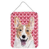 Caroline'S Treasures Cardigan Corgi Hearts And Love Wall Or Door Hanging Prints, 16 X 12