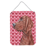 Caroline'S Treasures Redbone Coonhound Hearts And Love Wall Or Door Hanging Prints, 16 X 12