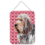 Caroline'S Treasures Sc9708Ds1216 Otterhound Hearts And Love Wall Or Door Hanging Prints, 16 X 12