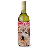 Norfolk Terrier Hearts And Love Wine Bottle Beverage Insulator Hugger Sc9712Literk