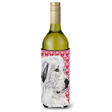 Great Pyrenees Hearts And Love Wine Bottle Beverage Insulator Hugger Sc9714Literk