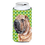 Shar Pei Lucky Shamrock St. Patrick'S Day Tall Boy Beverage Insulator Hugger Sc9719Tbc