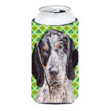 Blue Tick Coonhound Lucky Shamrock St. Patrick'S Day Tall Boy Beverage Insulator Hugger Sc9721Tbc