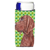 Redbone Coonhound Lucky Shamrock St. Patrick'S Day Ultra Beverage Insulators For Slim Cans Sc9731Muk