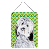 Caroline'S Treasures Havanese Lucky Shamrock St. Patrick'S Day Wall Or Door Hanging Prints, 16 X 12