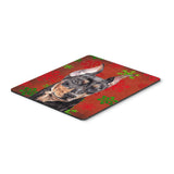 Caroline'S Treasures German Pinscher Red Snowflakes Holiday Mouse Pad/Hot Pad/Trivet (Sc9764Mp)