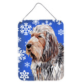 Caroline'S Treasures Sc9780Ds1216 Otterhound Winter Snowflakes Wall Or Door Hanging Prints, 16 X 12