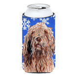 Otterhound Winter Snowflakes Tall Boy Beverage Insulator Hugger Sc9781Tbc