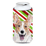 Cardigan Corgi Candy Cane Christmas Tall Boy Beverage Insulator Hugger Sc9792Tbc
