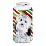 Havanese Candy Cane Christmas Tall Boy Beverage Insulator Hugger Sc9809Tbc